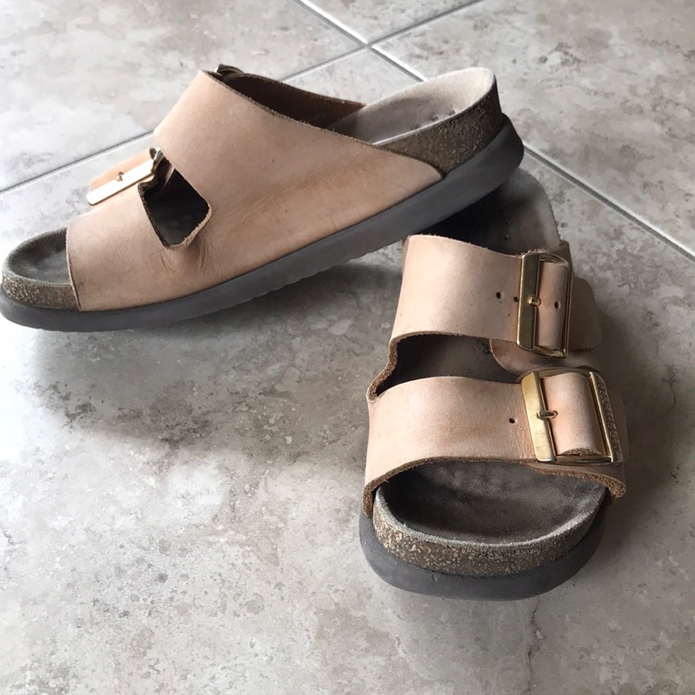 Mephisto Leather Hester Sandals Size EURO 35 US 5